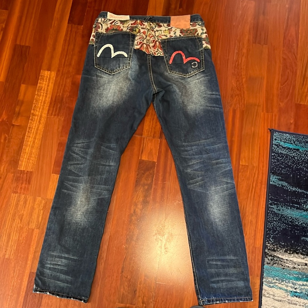 Evisu Jeans Pants Blue